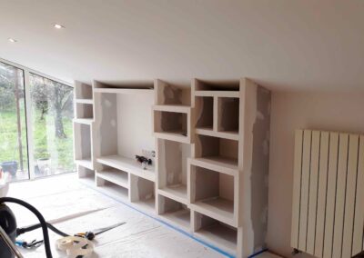 agencement intérieur, menuiserie intérieure, cloison, murs, sols, plafonds